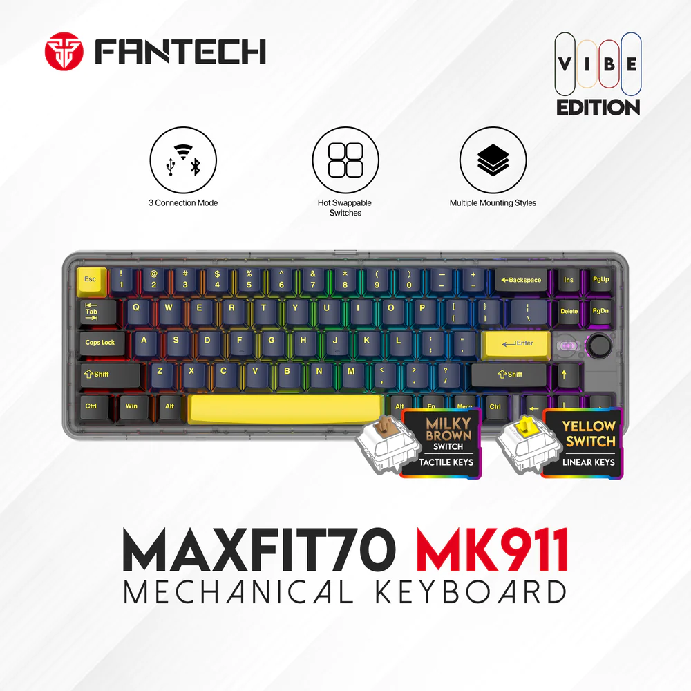 Fantech Maxfit70 GRAND COBALT Vibe Edition Mechanical Gaming Keyboard Fantech Maxfit70 GRAND COBALT Vibe Edition Mechanical Gaming Keyboard